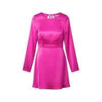 Vestido Flux satén brillante de NAKD, boutique Sandra Vukasovic Punta Arenas