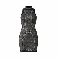 Vestido Mona con strass, diseño Sandra Vukasovic Punta Arenas