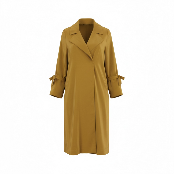Abrigo Senape trench coat de Vero Moda, boutique Sandra Vukasovic Punta Arenas