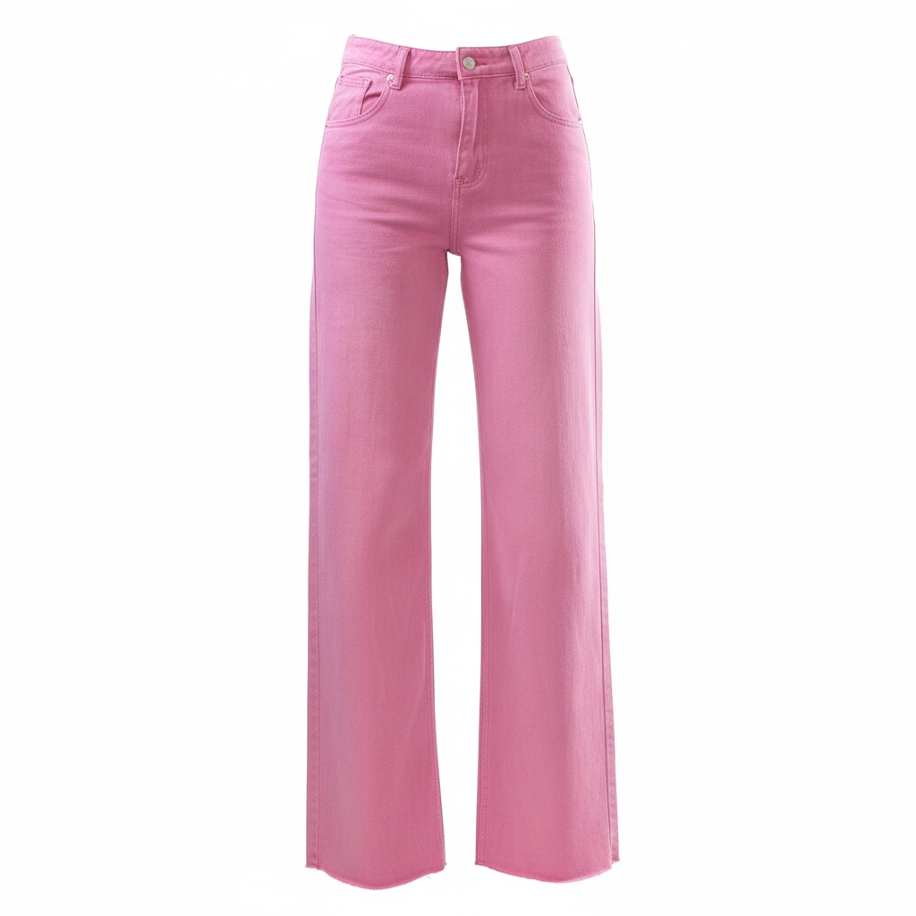 Jeans Sugar wide leg rosado de Saint Malē, boutique Sandra Vukasovic Punta Arenas