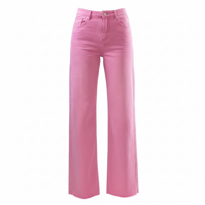 Jeans Sugar wide leg rosado de Saint Malē, boutique Sandra Vukasovic Punta Arenas
