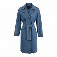 Trench Coat Denim de Ginebra Clothes, boutique Sandra Vukasovic Punta Arenas